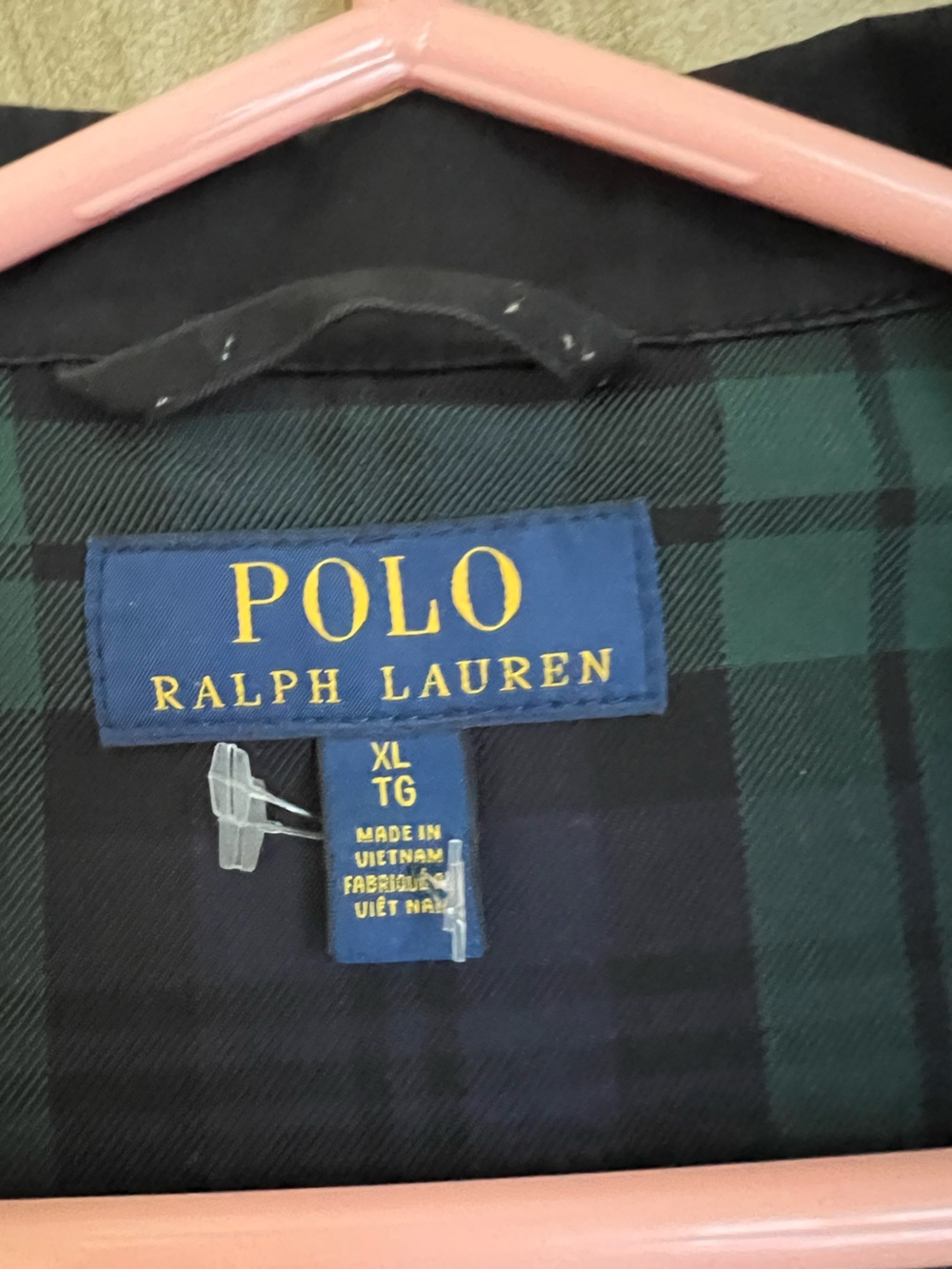 Polo by Ralph Lauren Barracuda Harrington Cotton Navy Jacket with Tartan Lining - Picture 2 of 5